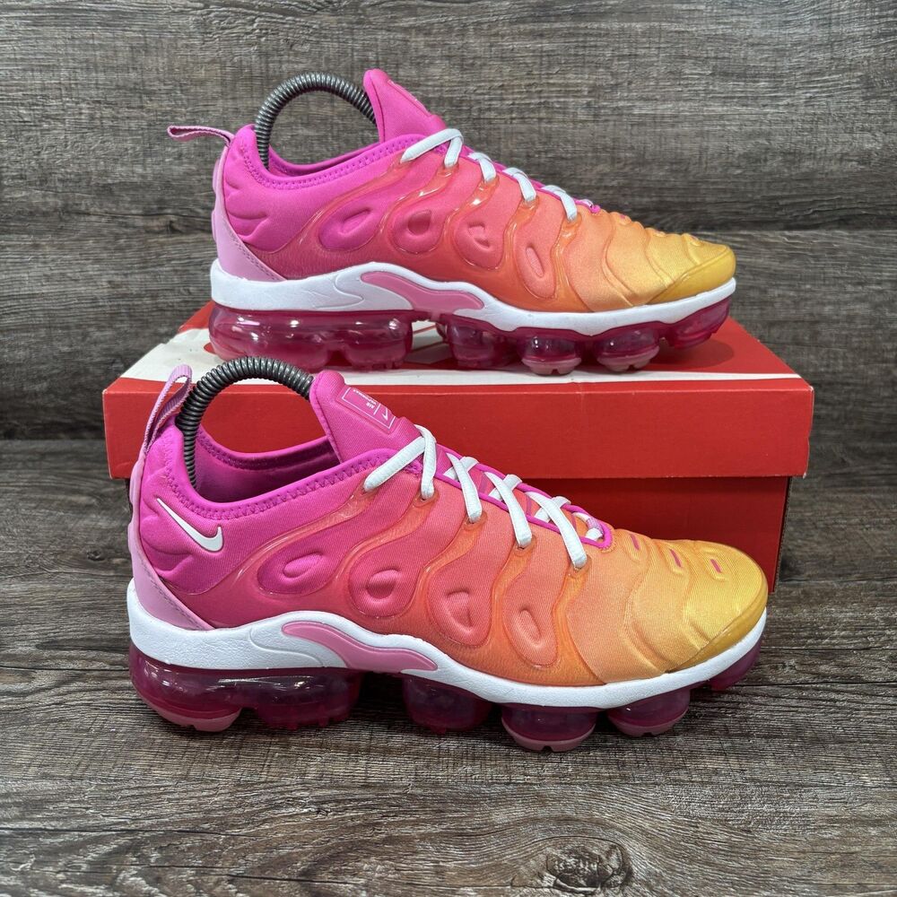 Nike Air VaporMax Plus Shoes Women's 8 Summer Sunset Sneakers CI9900-600